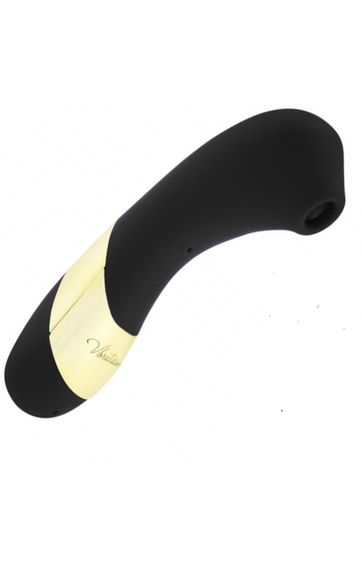 Вакуумно-хвильовий стимулятор клітора для орального сексу SECRET KISS + LICKER чорний (Застосунок НЕ sexstyle | Зображення 4