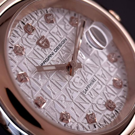 Чоловічий годинник Pagani Design PD-1794M Silver-Rose Gold-White | Зображення 1