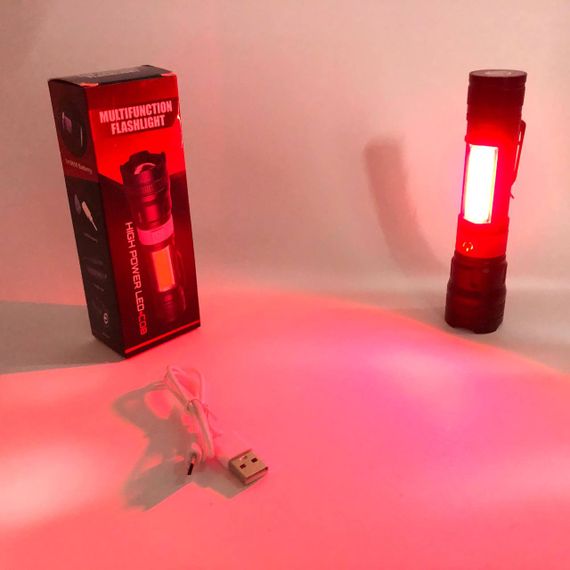 Ліхтар портативний переносний PL-826-P70-COB(white+red), Ліхтар переносний з світлодіодною лампою OA-44 | Зображення 7