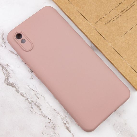 Чехол Silicone Cover Lakshmi Full Camera (A) для Xiaomi Redmi 9A Full camera, Рожевий/Pink Sand | Зображення 3