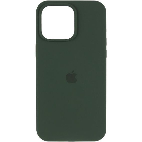 Чехол Silicone Case (AA) Logo with MagSafe для Apple iPhone 11 (6.1") Зеленый / Cyprus Green | Зображення 1