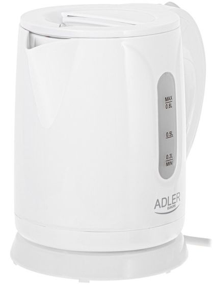 Электрочайник Adler AD-1371w 0.8 л белый | Зображення 1