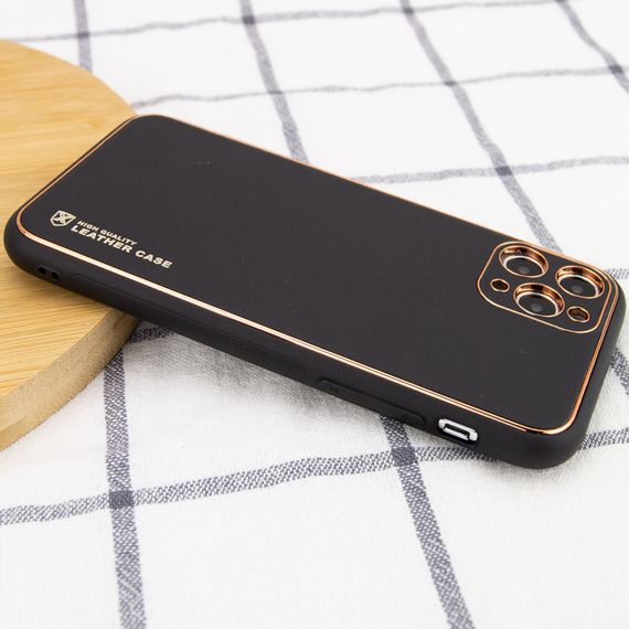 Шкіряний чохол Xshield для Apple iPhone 11 Pro (5.8") Чорний / Black | Зображення 2