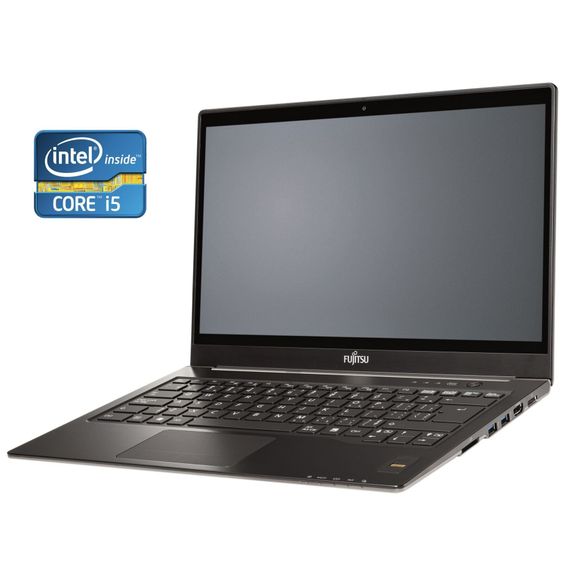 Ультрабук Б-клас Fujitsu LifeBook U772/14" (1366x768) TN/Intel Core i5-3437U (2(4) ядра по 1.9 - 2.9 GHz)  / 8 GB DDR3 / 128 GB SSD / Intel HD Graphics 4000 / WebCam / Без АКБ б/в
