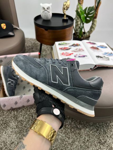 Мужские кроссовки New 574 Dark Grey White Динаміка твого стилю весна / літо / осінь A4178
