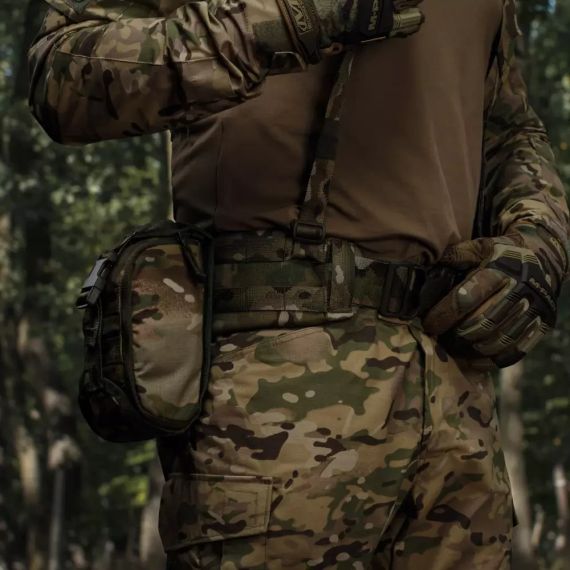 Підсумок-органайзер аптечка Ukrarmor Мультикам, тактична MOLLE Cordura 500D, підсумок укрармор ЗСУ, полювання | Зображення 2