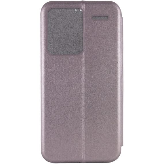 Шкіряний чохол-книжка Classy для Xiaomi Redmi Note 13 Pro+ Сірий | Зображення 3