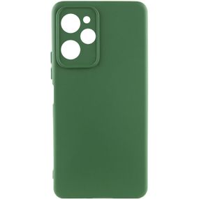 Чехол Silicone Cover Lakshmi Full Camera (A) для Xiaomi Poco X5 Pro 5G Full camera, Зеленый / Dark green