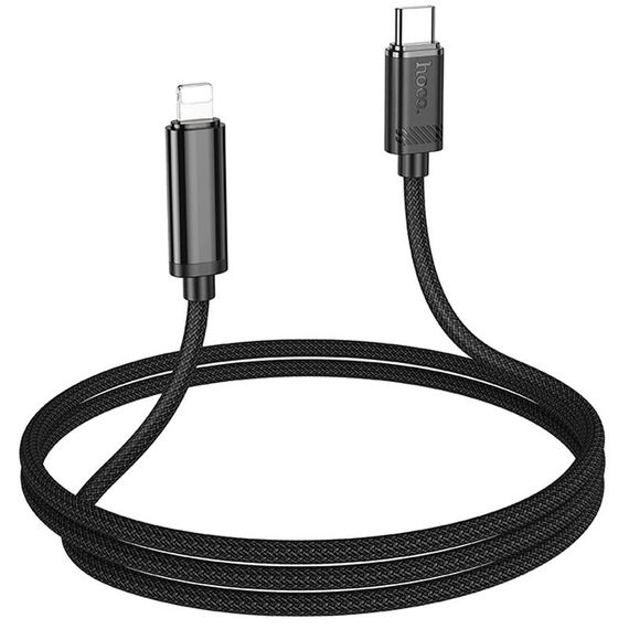 Дата кабель Hoco U127 Power Type-C to Lightning (1.2m) Black | Зображення 2