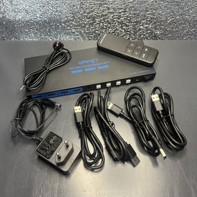HDMI VPFET KVM Switch 4x1 VP-SW240 для четырёх мониторов
