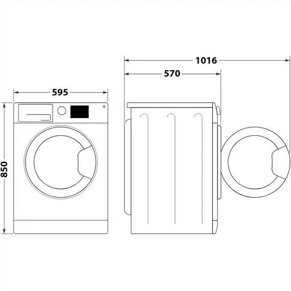 Стирально-сушильная машина Whirlpool фронтальная FFWD8649BVUA | Зображення 4