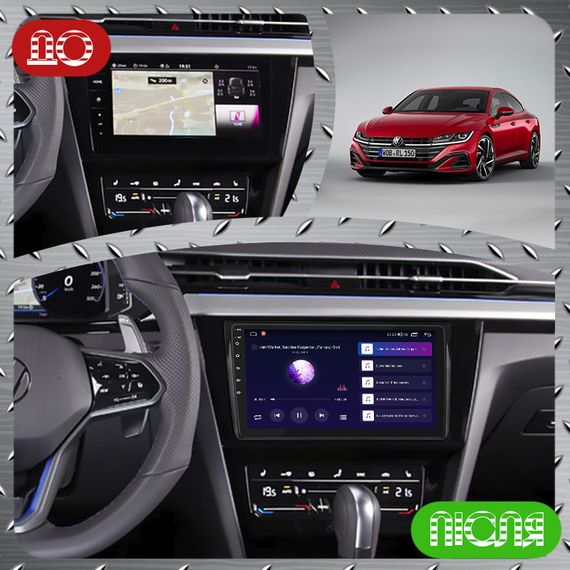 Штатная магнитола 9" Lesko для Volkswagen Arteon I Рестайлинг 2020-н.в. 4/64Gb CarPlay 4G Wi-Fi GPS Prime | Зображення 2