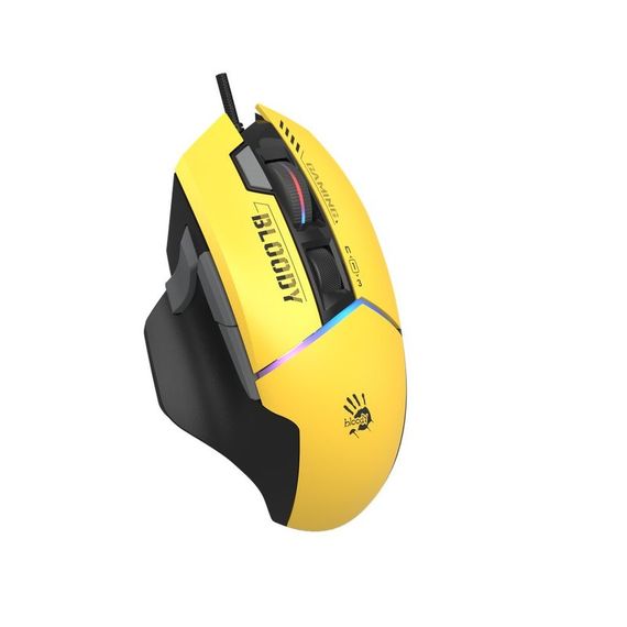 Миша ігрова Bloody W95 Ultra, колір жовто-чорний | Зображення 2