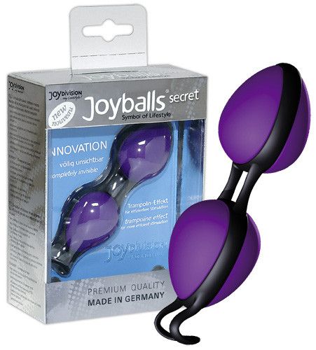 Вагінальні кульки лілово-чорні СЕКРЕТ JOY Sex Aura