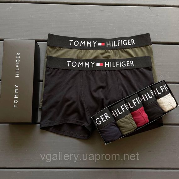 Чоловічий набір Tommy Hilfiger Modal, чоловічі труси Томі Хілфігер на 3 шт., набір трусів, ціна поштучно 3XL
