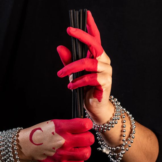 Преміальні чорні грубі аромапалички Екліпс, Єднання  8 шт. в уп. Sagrada Madre 7798348238584 | Зображення 3