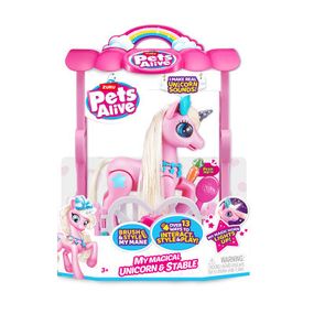 Интерактивная игрушка Pets &amp; Robo Alive S2 Волшебный единорог в домике (9545)