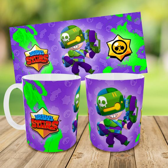 Подарунковий набір: Сумка-бананка + Кружка Бравл Старс дитячий, для хлопчика (00257) | Зображення 2