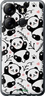 Чохол на Infinix Smart 7 Панди "4318u-3195-2448"