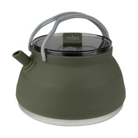 Чайник складаний Tribe Collapsible Kettle 1,5л силіконовий, Похідний чайник трайб компактний, Чайник туристичний для кемпінгу