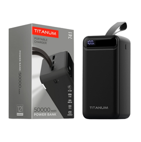 Павербанк 50000mAh Titanum TPB-741-B чорний