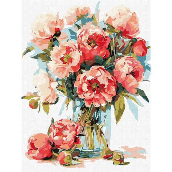 Картина по номерам "Букет мечты" Идейка KHO3284, 30х40 см