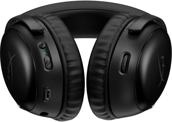 Гарнітура HyperX ігрова Cloud III, WL/USB-A/USB-C, чорний (77Z45AA) | Зображення 3
