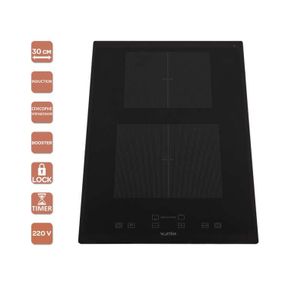 Индукционная варочная панель Ventolux HI 32 TC FBS черная две конфорки