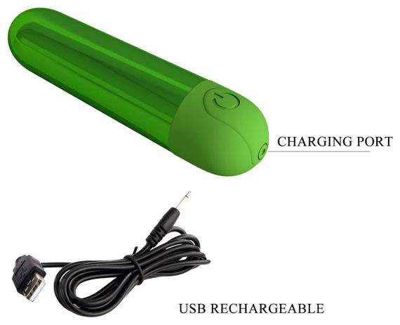 Віброкулька Pretty Love Kiwi зелена, 8 х 1.8 см | Зображення 5