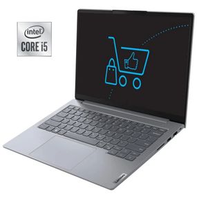 Ультрабук Б-класс Lenovo ThinkBook 14IIL / 14" (1920x1080) IPS / Intel Core i5-1035G1 (4 (8) ядра по 1.0 - 3.6 GHz) / 8 GB DDR4 / 128 GB SSD / Intel UHD Graphics / WebCam / Win 11 Pro б/у