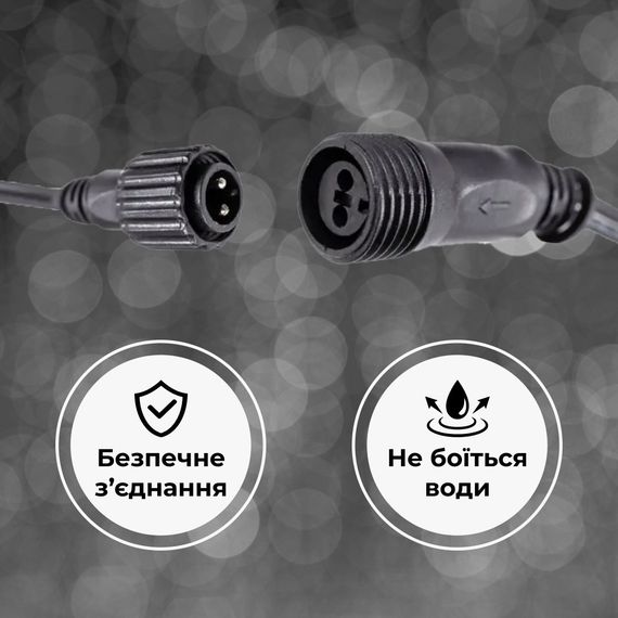 Гірлянда вулична стрічка світлодіодна Дюралайт 480 LED 16м морозостійка прозорий дріт Білий DR20МW | Зображення 5