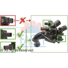 Термостат Citroen Berlingo / Peugeot Partner 1.6 i 09-, Facet, 7.8866,