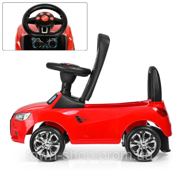 Каталка-толокар Bambi M 3147A-3 Красный музыкальный | Зображення 3