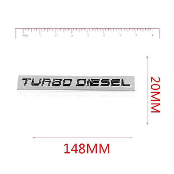 Шильд значок емблема прикраса шильдик для автомобіля авто turbo disel | Зображення 3