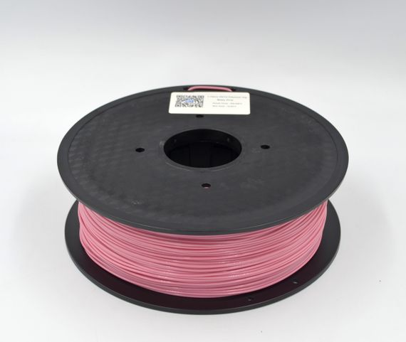 PETG-пластик MT Filament для 3D-принтера 1.75 мм 1 кг нежно-розовый (3DMT-PETG1.75-01-BP) | Зображення 1