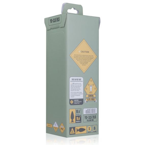 Анальна пробка BUTTR - Yellow Dog Butt Plug | Зображення 6