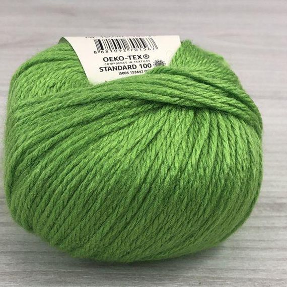 Пряжа Gazzal – Baby Wool XL колір 821 Салатовий | Зображення 2