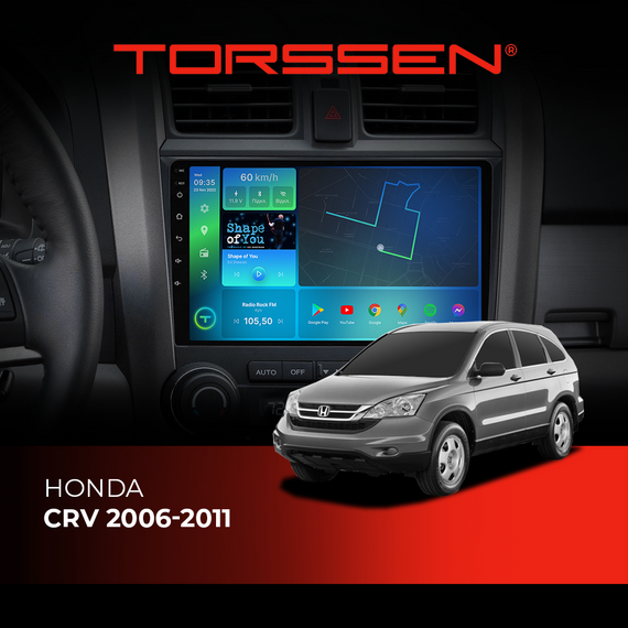 Штатна магнітола Torssen Honda CRV-2006-2011  NF9 Carplay