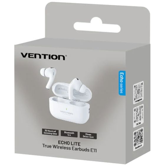 Навушники TWS Vention Elf Earbuds ECHO LITE E11 White | Зображення 1