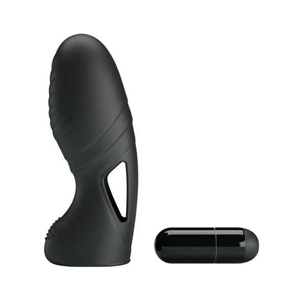 Насадка на палець - Pretty Love Alan Finger Vibrator Black Sex Aura | Зображення 5