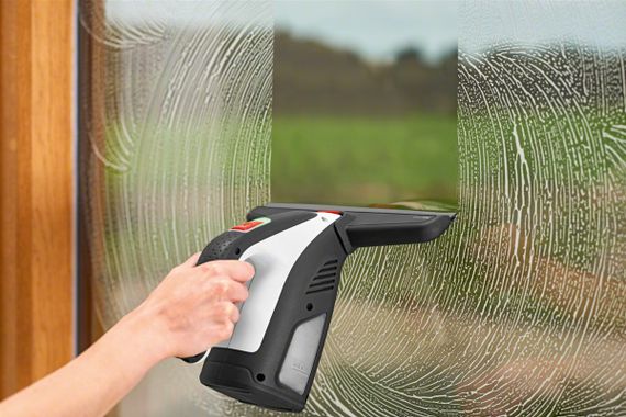 Пылесос для мытья окон Bosch GlassVAC Solo Plus, аккумуляторный, 2Ач, до 30 мин, 0.7кг, пульв. (0.600.8B7.200) | Зображення 2