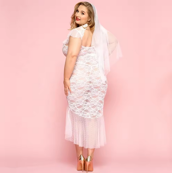 Кружевное белое платье невесты Желанная Jaylee L/XL sexstyle | Зображення 1