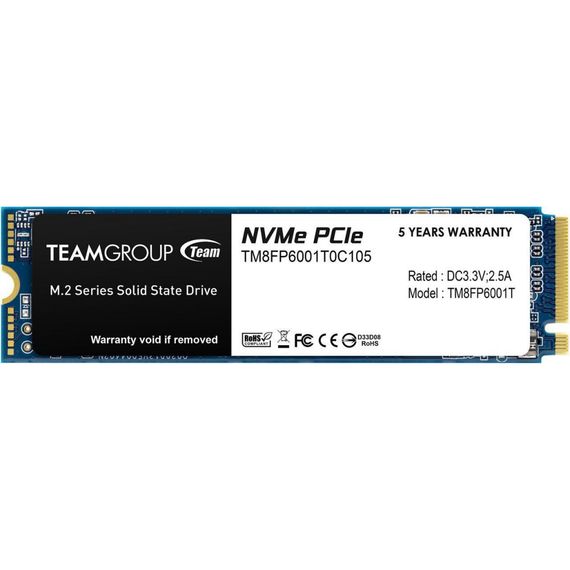 Накопичувач SSD M.2 2280 1TB Team (TM8FP6001T0C101) | Зображення 1