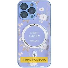 TPU+PC чехол Secret Garden with MagSafe для Apple iPhone 16 (6.1") Lilac
