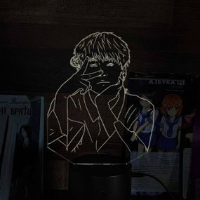 Акриловый светильник-ночник Мин Юнги белый tty-n001511