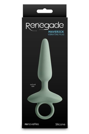 Анальний вібратор NS Novelties Renegade зелений, 15 см | Зображення 2