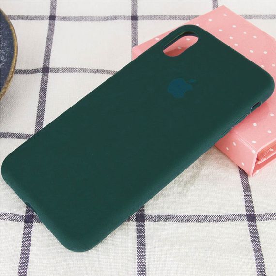 Чохол Silicone Case Full Protective (AA) для Apple iPhone XR (6.1") Зелений / Forest green | Зображення 1