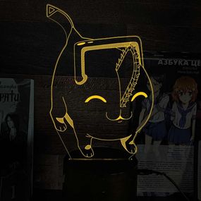 Акриловый светильник-ночник Chainsaw Man 2 желтый tty-n002294
