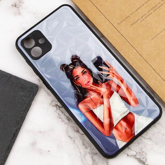 TPU+PC чохол Prisma Ladies для Samsung Galaxy A04 TPU+PC, Black in White | Зображення 2