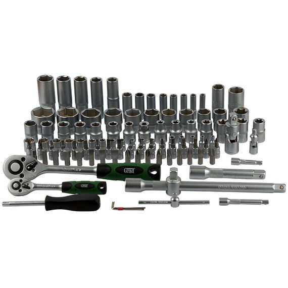 Набір насадок торцевих і біт Grad 1/4", 1/2" 108 шт (6004275) | Зображення 4